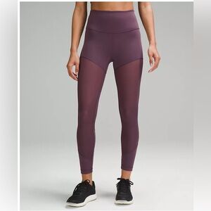 Lululemon Wimundertrain Mesh High-Waisted Leggings